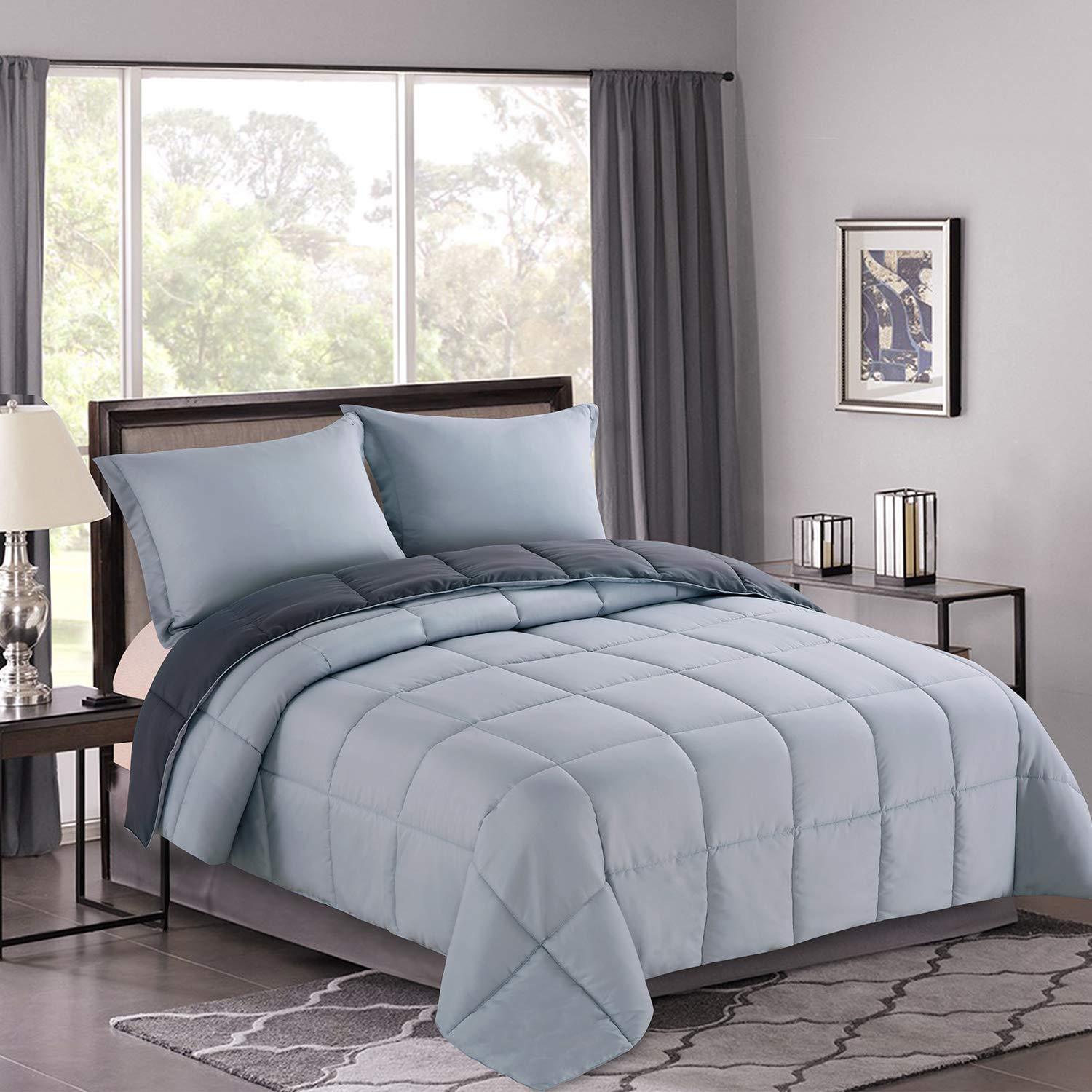 Yanayin Kwancen Kwanciya 6pc tare da murfin Duvet & shari'o'in matashin kai 4-MGG