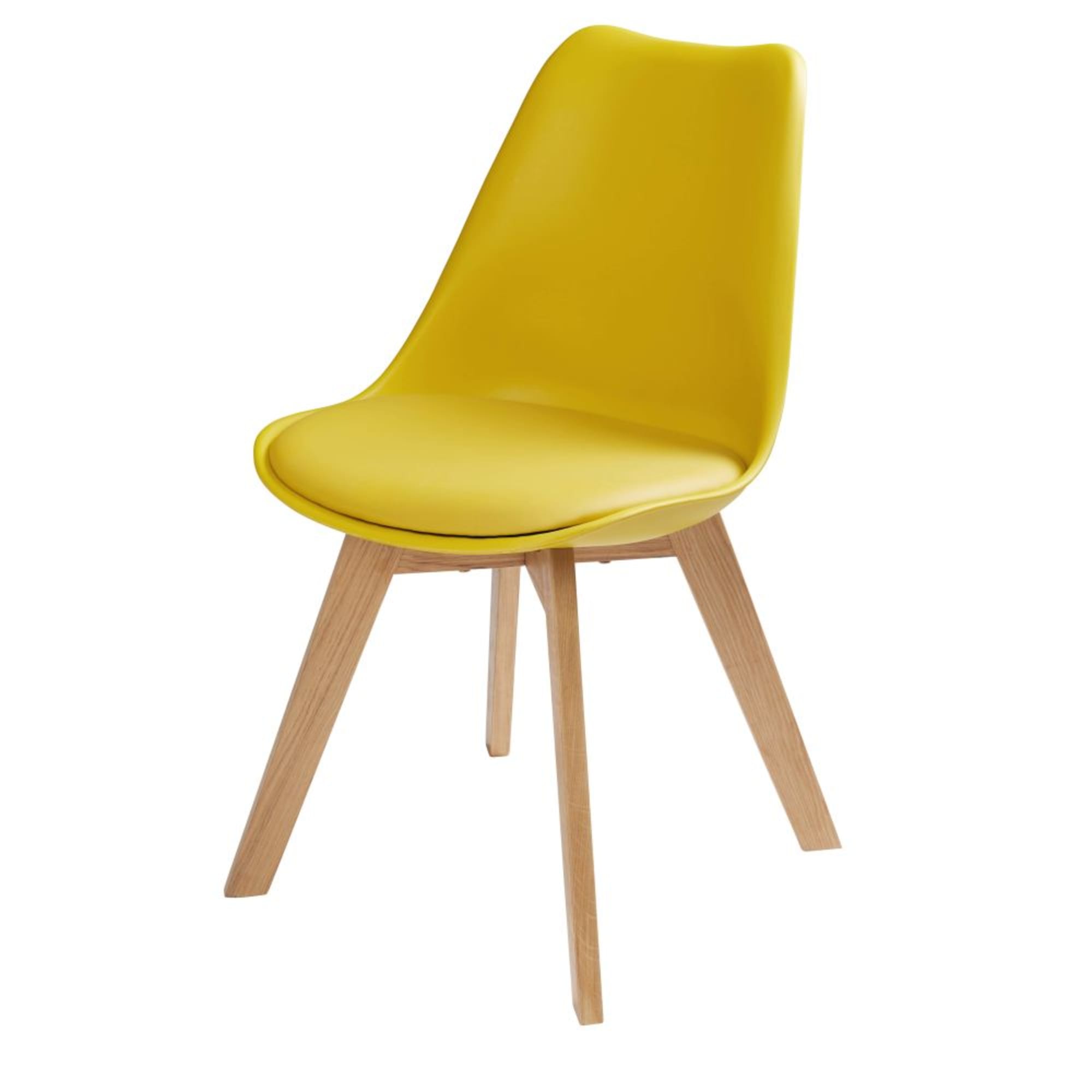 Nordic Dining Chair With Wood Legs