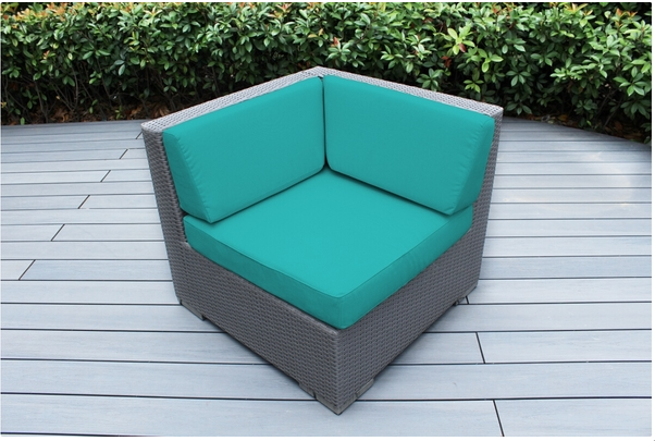Outdoor Patio Rattan Furniture - Corner Chair