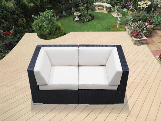 Outdoor Patio Rattan Furniture - Corner Chair- Set of 2