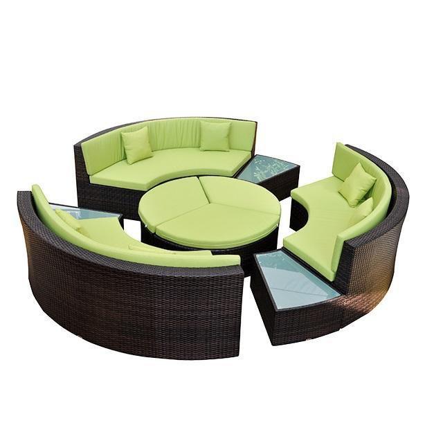 PE Luxury Rattan Sofa Set