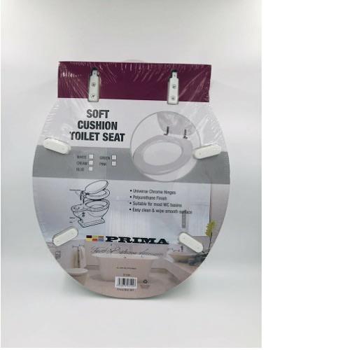 Prima Soft Cushion Toilet Seat - White