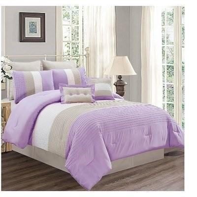 Purity Bedding Set - Lilac - 9pcs