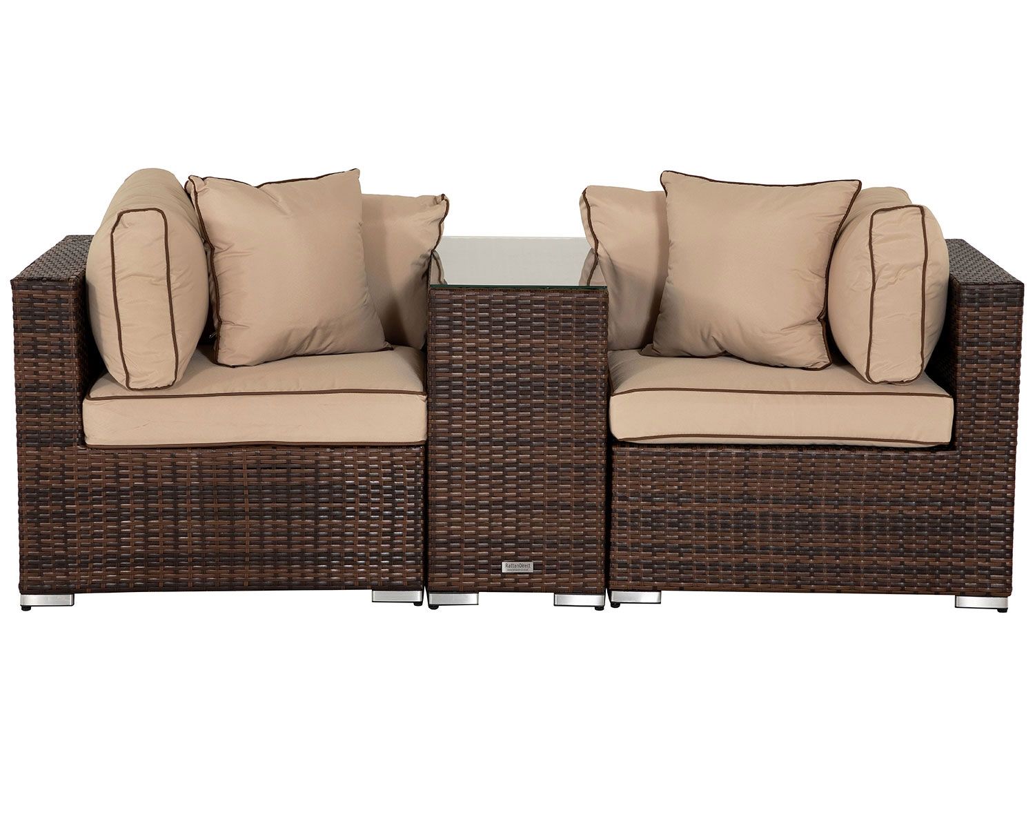 Rattan Garden Armed High Bistro Set