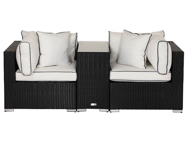 Rattan Garden Armed High Bistro Set