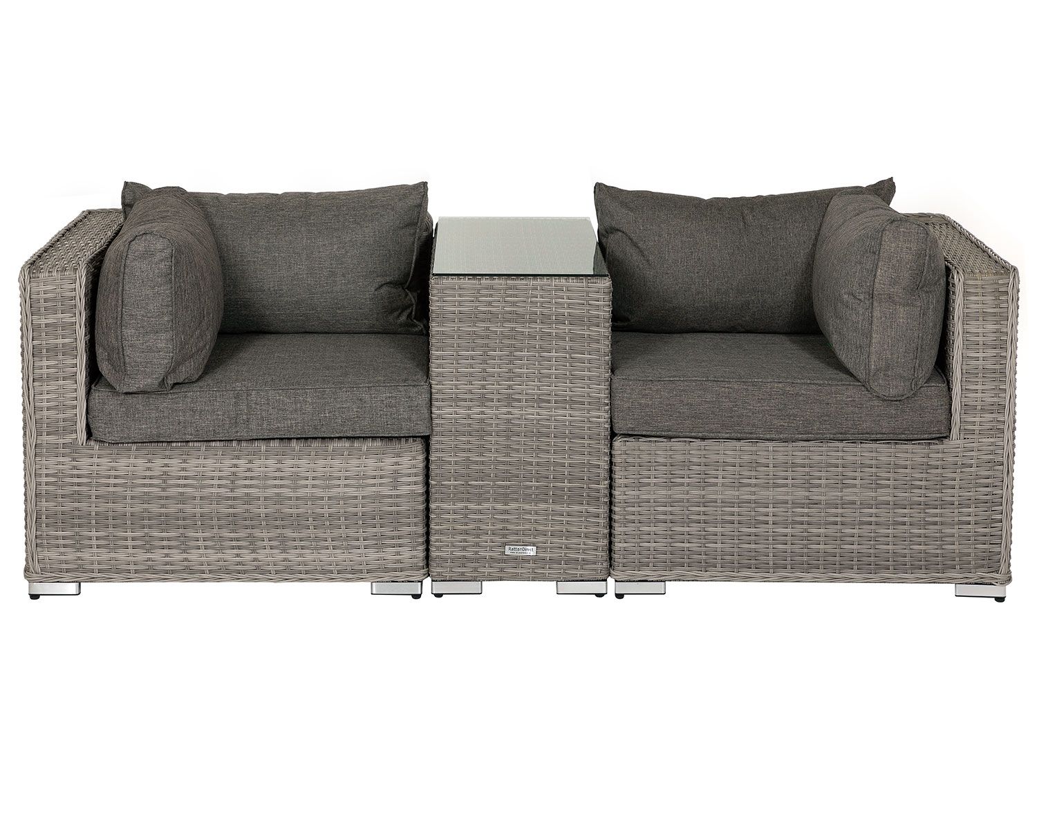 Rattan Garden Armed High Bistro Set