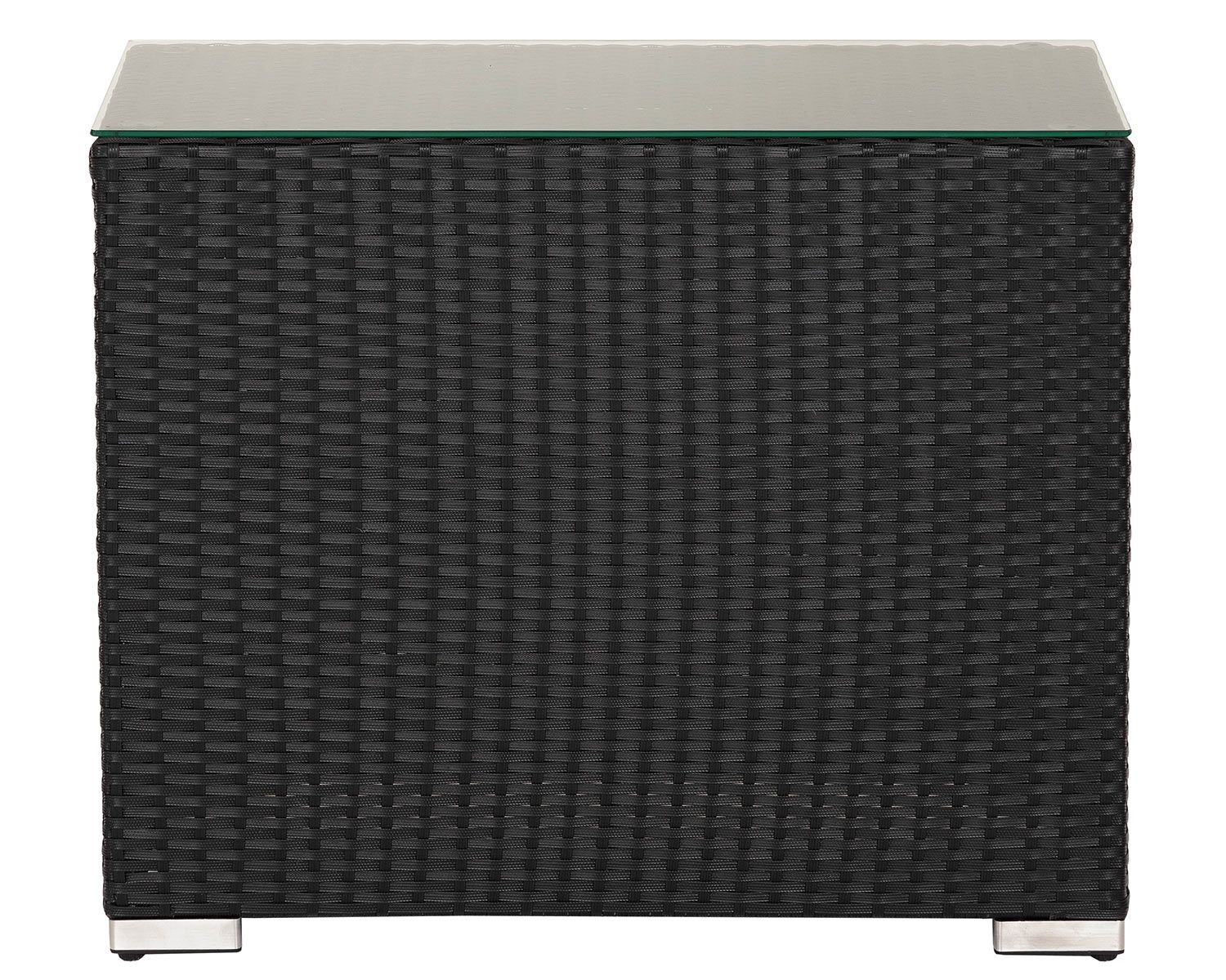 Rattan Garden Armless High Bistro Set