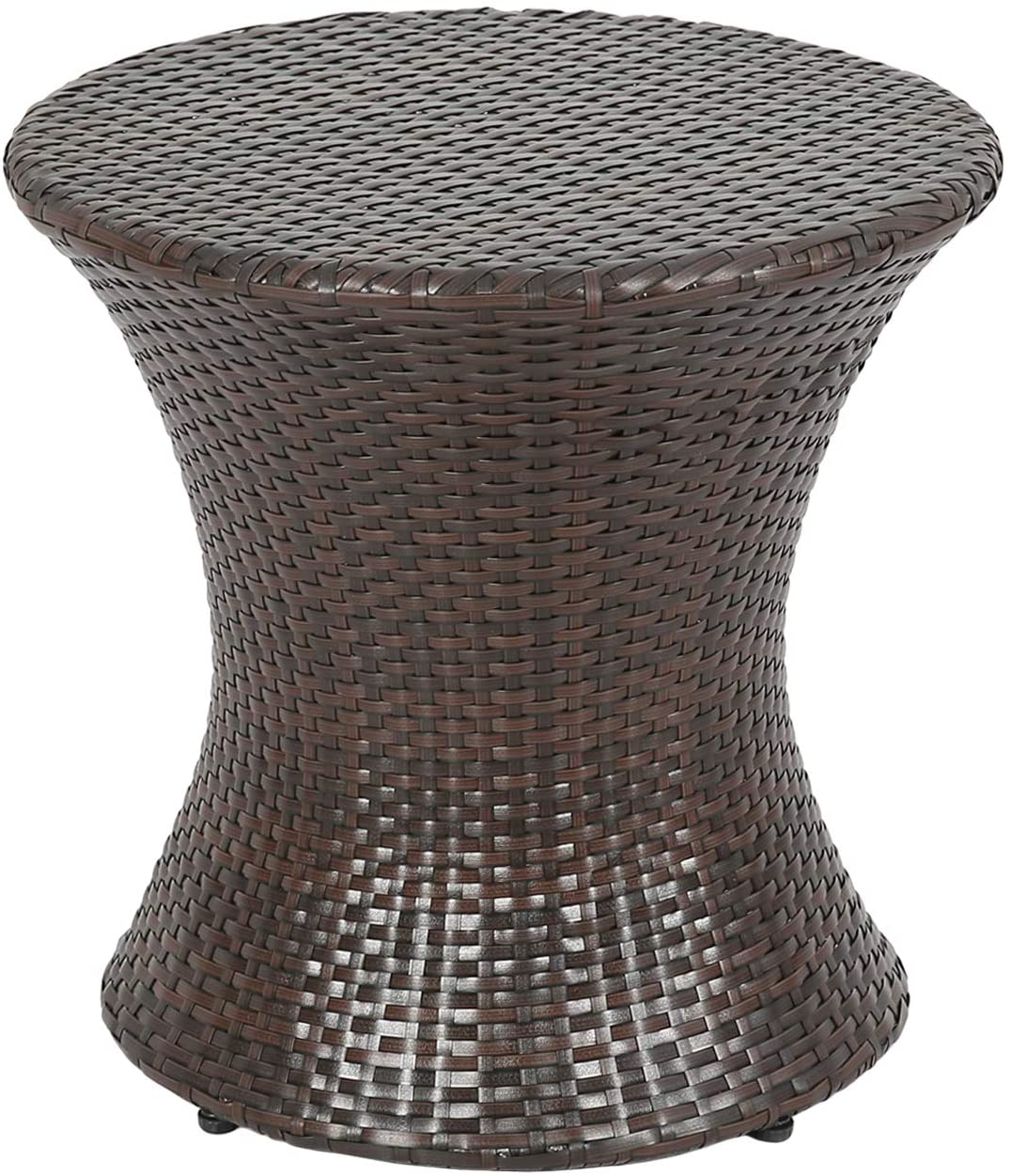 Rattan Wakati gilasi Side Table