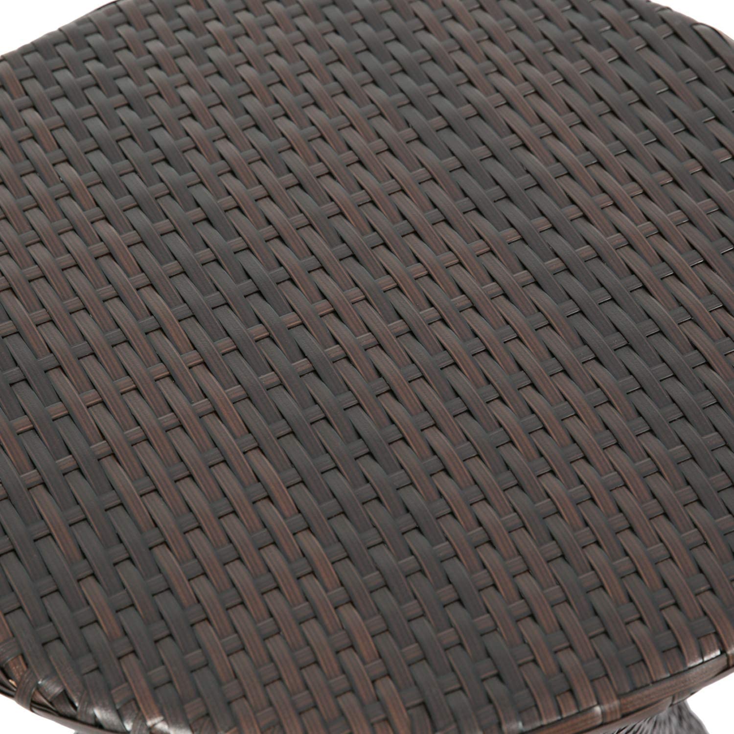 Rattan Wakati gilasi Side Table