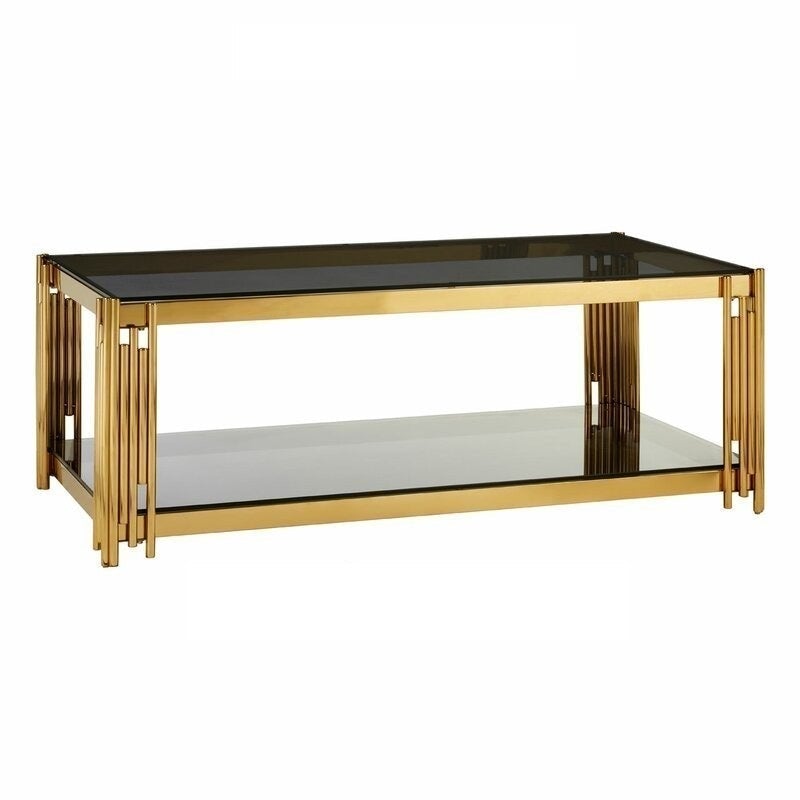 Rectangular Glass Coffee Table 100Cm
