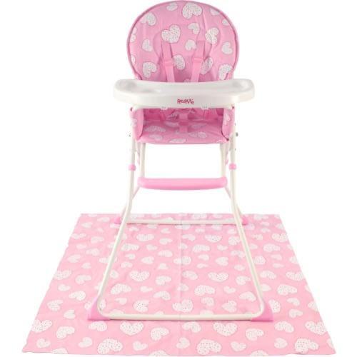 Red Kite Feed Me Compact Highchair & Splash Mat - Pretty Kitty