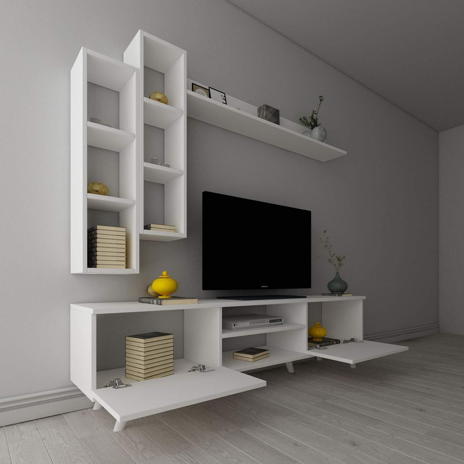 Retro TV Stand with Hanging shelf Home Office Garden | HOG-HomeOfficeGarden | online marketplace