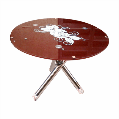 Round Dining Table - Brown