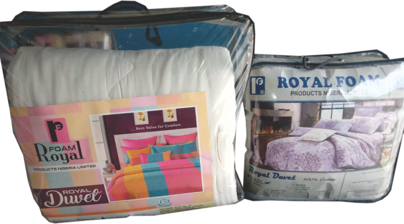 Royal Foam Fiber Duvet 6ft x 7ft - King Bed Size (Lagos Only)