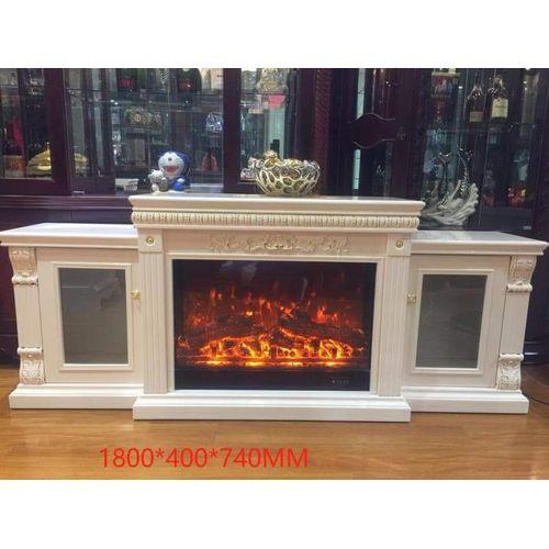 Royal TV Stand With Fire Display