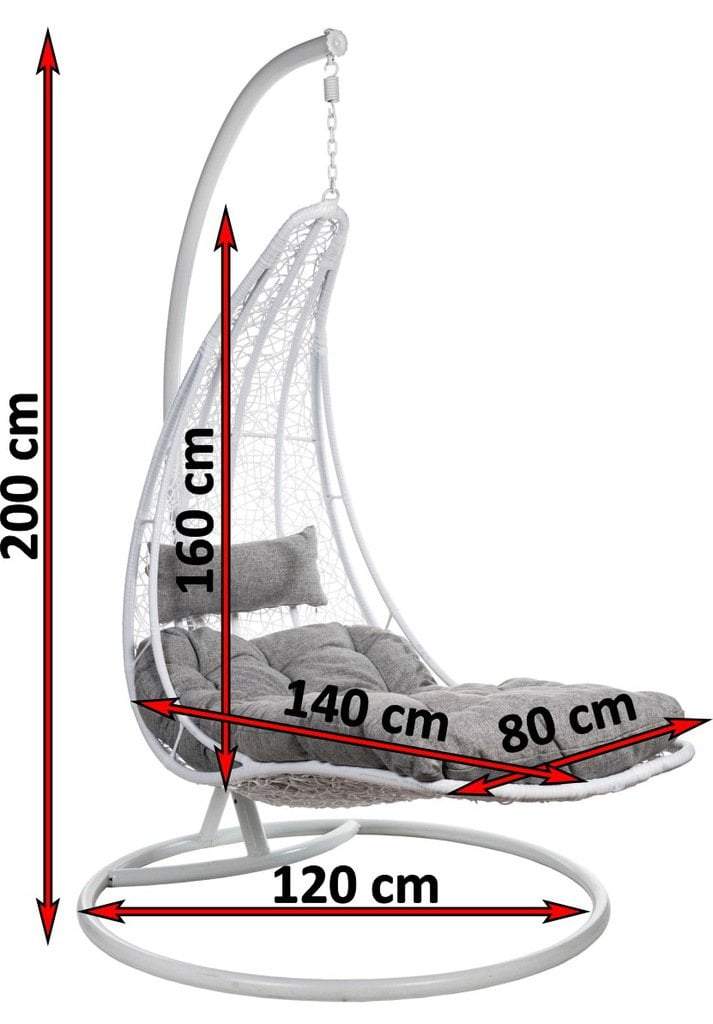 Rumba hanging rocking chair