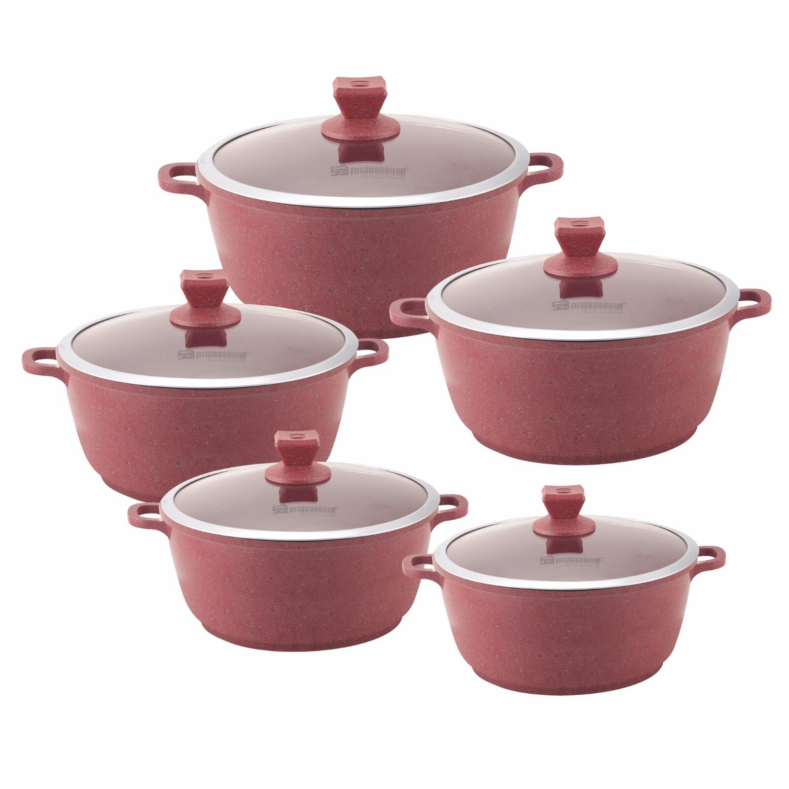 Nea Marbell 5pc Stockpot Set - Rossa Home Office Garden | HOG-HomeOfficeGarden | online marketplace