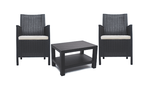 Santorini Armchair Ṣeto 2 Ijoko + Cushions