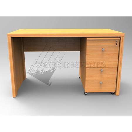 Selby Series; Office Table (Golden-Brown)