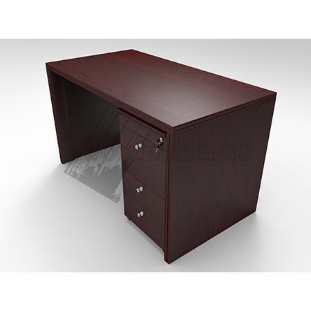 Selby Series; Office Table (Red-Brown)
