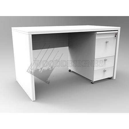 Selby Series; Office Table White