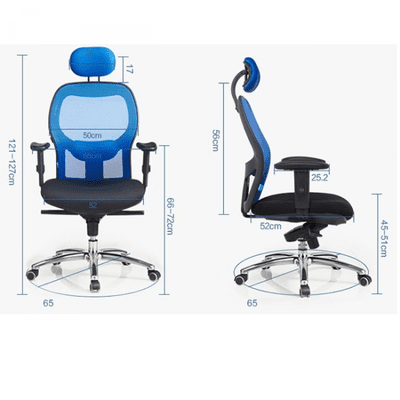 Soho Mesh Swivel Chair-Blue Home Office Garden | HOG-HomeOfficeGarden | online marketplace
