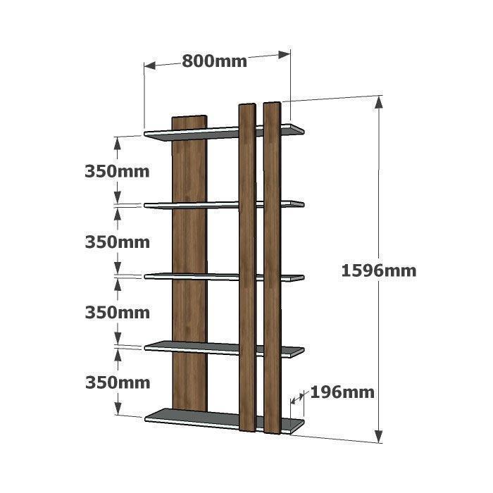 Standing shelf/Book shelf - HDF Home Office Garden | HOG-HomeOfficeGarden | online marketplace