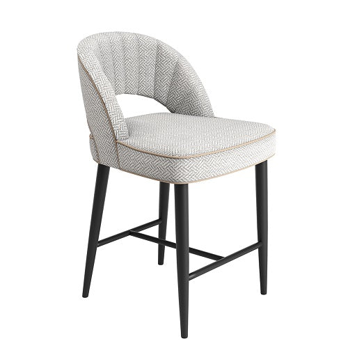 Stiv  Bar Chair - Off White (4 Piece Set)