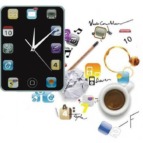 Tablet Screen wall clock Home Office Garden | HOG-HomeOfficeGarden | online marketplace