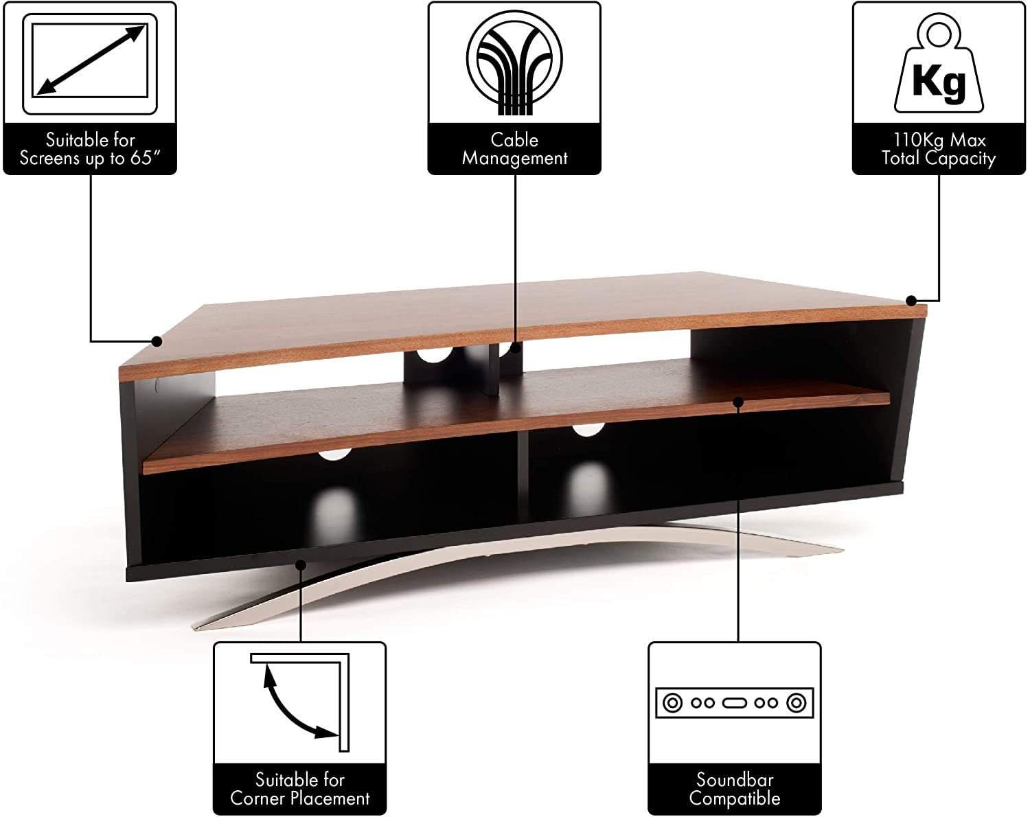 Iduro TV Techlink Prisma Corner 65"