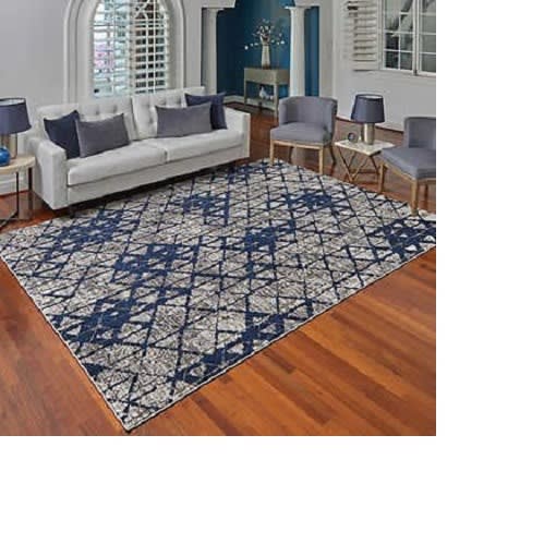 Torino Rug Collection - Aris Gray - Blue