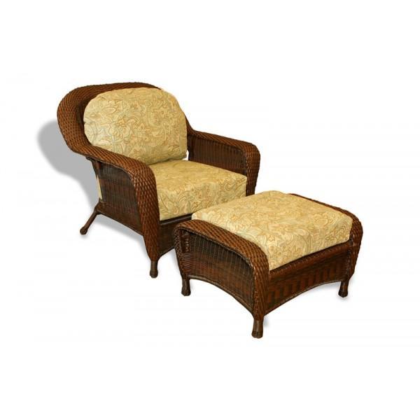 Tortuga ita gbangba Òkun Pines 2 Nkan Wicker rọgbọkú Ṣeto