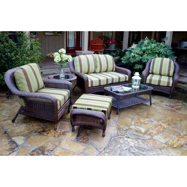 Tortuga ita gbangba Òkun Pines 6 nkan Rattan