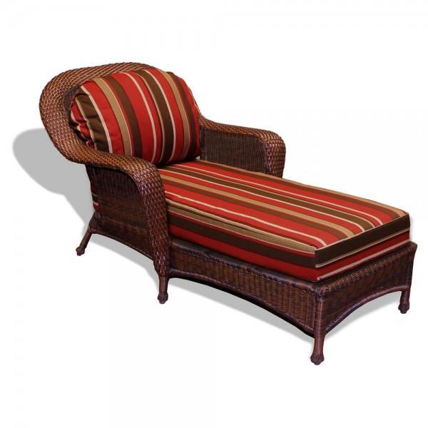 Tortuga ita gbangba Òkun Pines Rattan Chaise rọgbọkú