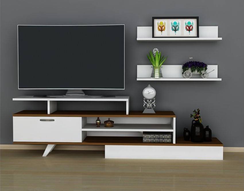 Tv Unit Brown * White Home Office Garden | HOG-HomeOfficeGarden | online marketplace
