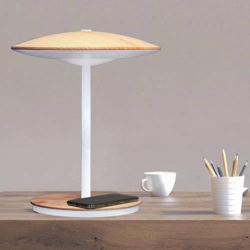 Ultrabrite LED Desk Lamp with Mood & Night Light - Qi Wireless Charging