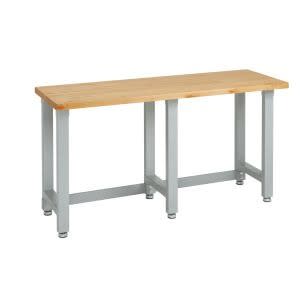 UltraHD 72" Adjustable Height Heavy-duty Wood Top Workbench