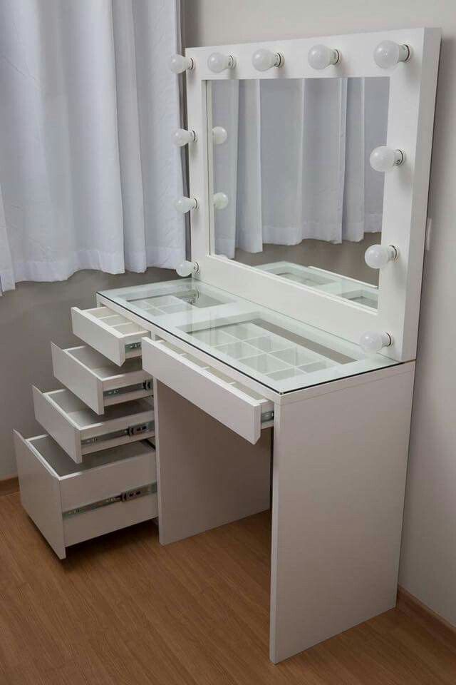 Vanity Dresser With 5 Chest Drawers Mirror  Home Office Garden | HOG-HomeOfficeGarden | online marketplace