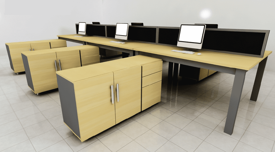 Veenos Workstation-6pax Home Office Garden | HOG-HomeOfficeGarden | online marketplace