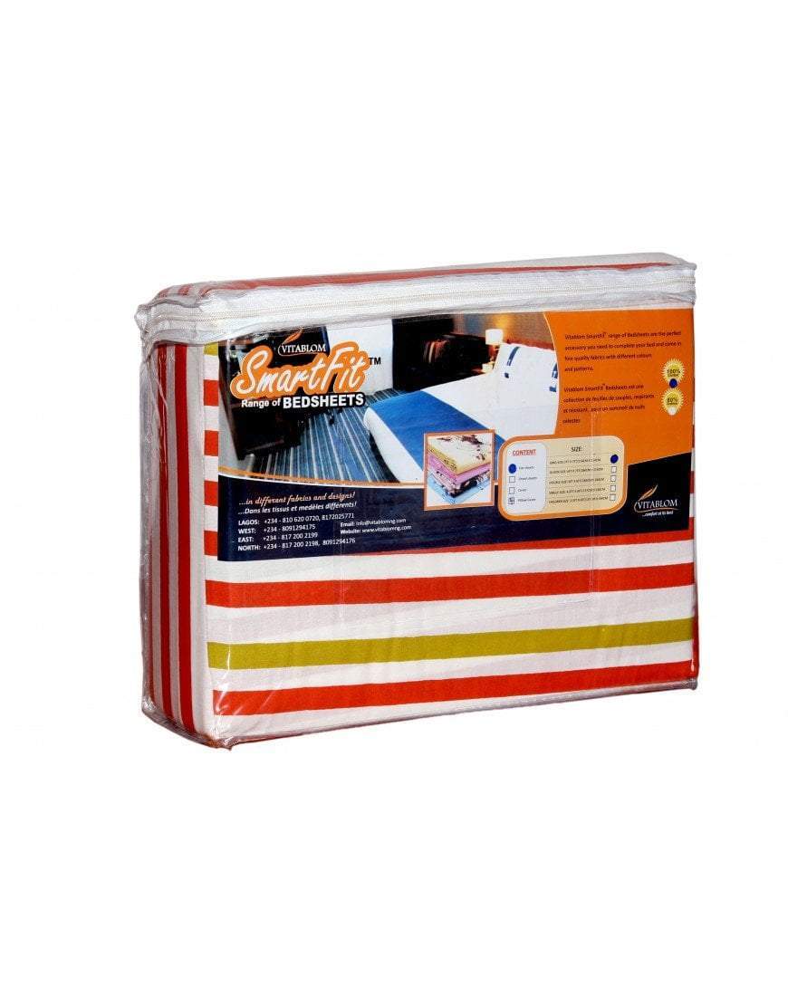 Vitafoam 80% Cotton Bed sheet Non Fitted