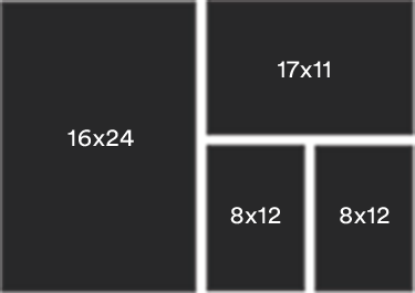 Cottage Wall Clusters picture frames. Available on HOG - Home. Office. Garden online marketplace