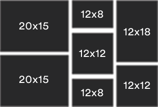 Traditions Wall Clusters picture frames. Available on HOG - Home. Office. Garden online marketplace