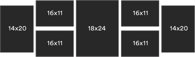 Countryside Wall Clusters picture frames. Available on HOG - Home. Office. Garden online marketplace