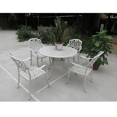 Weibo Garden Set + 4 Chairs