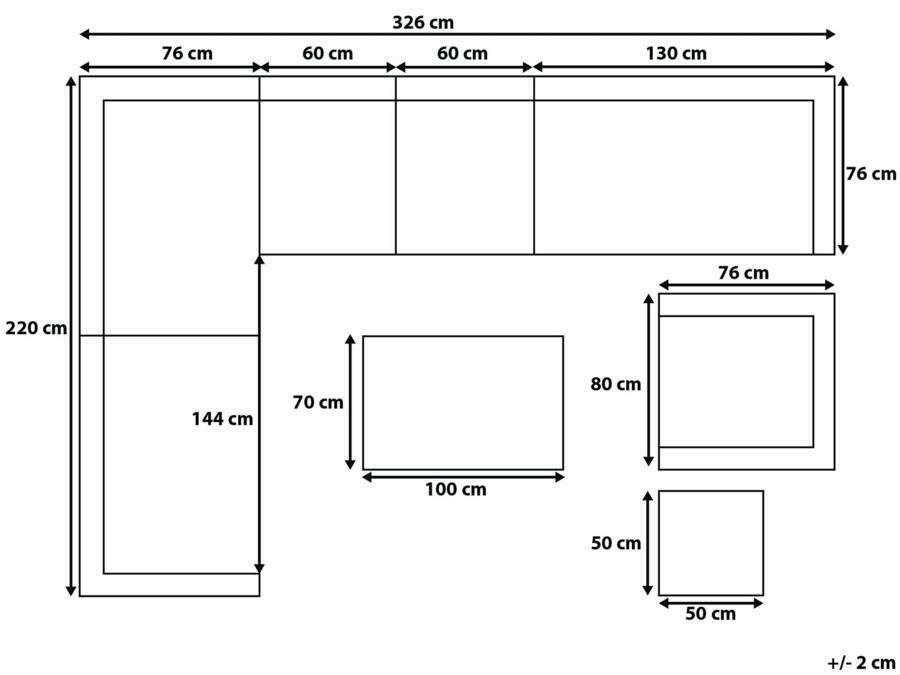 White Wicker Rattan Set 8 Seater