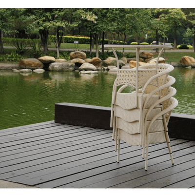 Wicker Ọgbà Ṣeto