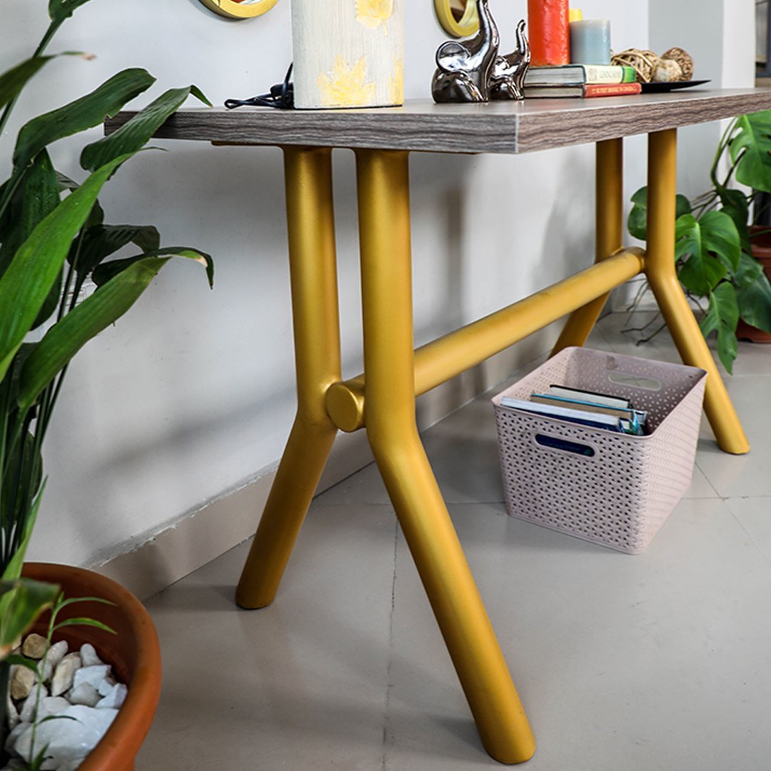 Wood & Metal Console-5ft Home Office Garden | HOG-HomeOfficeGarden | online marketplace