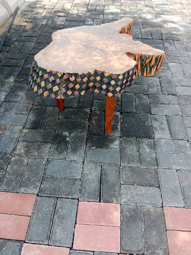 Wooden Slab coffee table