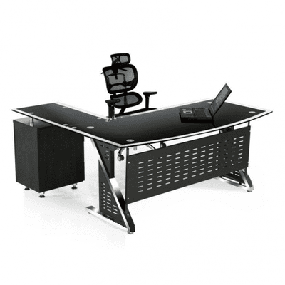 Yatian Glass Executive Table - 1.6m