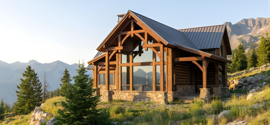 Designing a Timber Frame for Mountain Sites